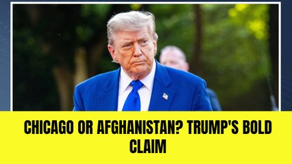 Trump compares Chicago to Afghanistan