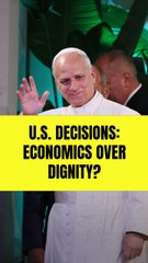 Pope says he's concerned by ‘some things’ happening in the U.S.