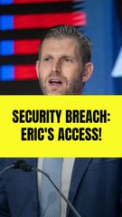 Trump son's claim about president raises security concerns