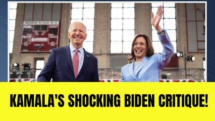 Kamala slams Biden as 'ball and chain dragging' her career