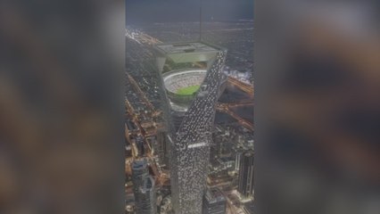 Saudi Arabia unveils a FUTURISTIC stadium that defies GRAVITY: FLOATS in the SKY