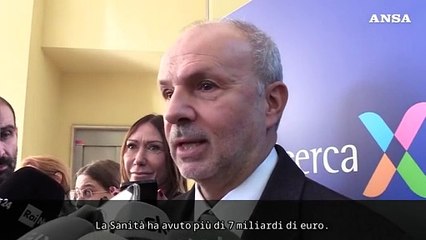 Sanita', Schillaci: "In manovra 7 miliardi, non mancano medici"