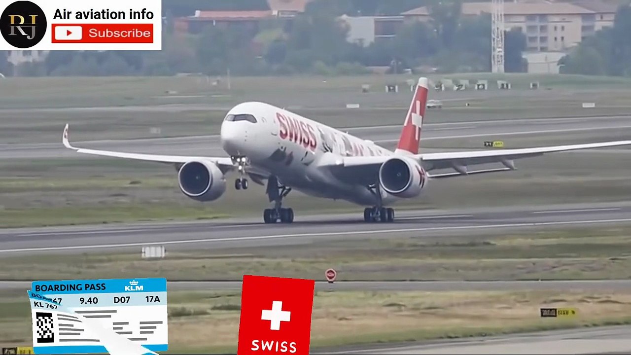 Swiss Airlines ✈️🇨🇭 Take-off Power! 💨💥 | Smooth Departure from Zurich Airport