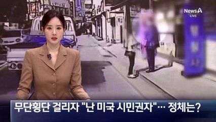 무단횡단 걸리자 “난 미국 시민권자”…잡고 보니 사기 수배범
