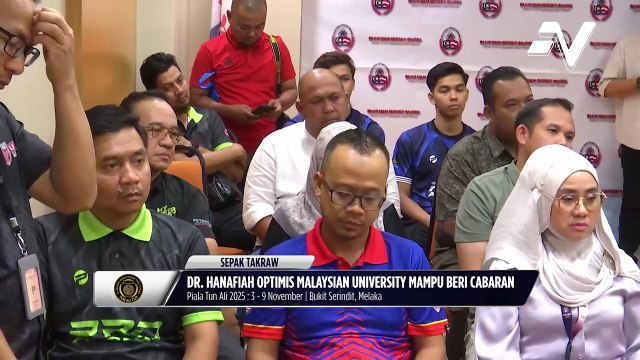 Dr. Hanafiah percaya skuad takraw Malaysian University bakal mencabar di Piala Tun Ali