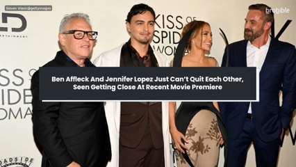 Ben Affleck And Jennifer Lopez Just Can’t Quit Each Other, Seen Getting Close At Recent Movie Premiere