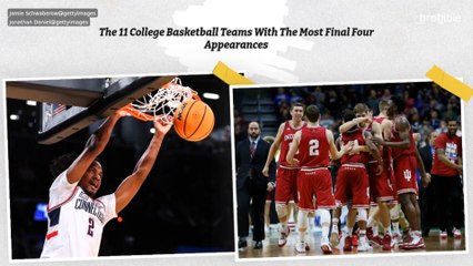 The 11 College Basketball Teams With The Most Final Four Appearances