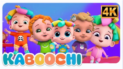 4K Five Little Babies | Kids Baby Club | Nursery Rhymes & Baby Songs for Kids in Ultra HD