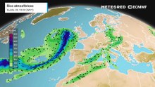 Portugal irá registar acumulações de precipitação abundante ao longo desta semana, devido à chegada de várias frentes