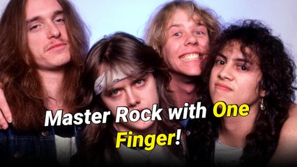 From Metallica to Nirvana: 6 Rock Songs You Can Play with One Finger