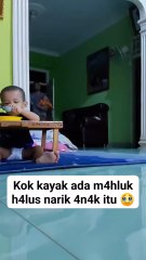 It's like something is pulling this kid.