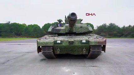 Milli ana muharebe tankı Altay yerli silah sistemleriyle donatıldı