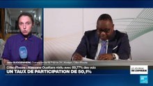 Côte d'Ivoire : Alassane Ouattara réélu avec 89,77% des voix, un taux de participation de 50,1%