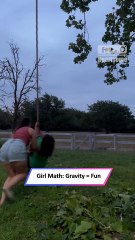 Girls’ Swing Adventure Turns Hilarious When Gravity Wins 😂🎢|| Heartsome 💖