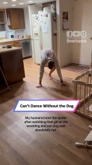 Dog Crashes Human Dance Party with Hilarious Moves 🐶💃😂|| Heartsome 💖