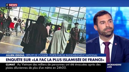 Révélation ce matin dans "Morandini Live" sur l’université de la Sorbonne Nord, présentée par "Valeurs Actuelles" comme le temple du communautarisme musulman: Repas halal, tags prosélytes, prières dans les couloirs - VIDEO
