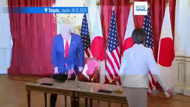 Trump diz que os EUA são aliados ao mais alto nível no primeiro encontro com nova primeira-ministra do Japão