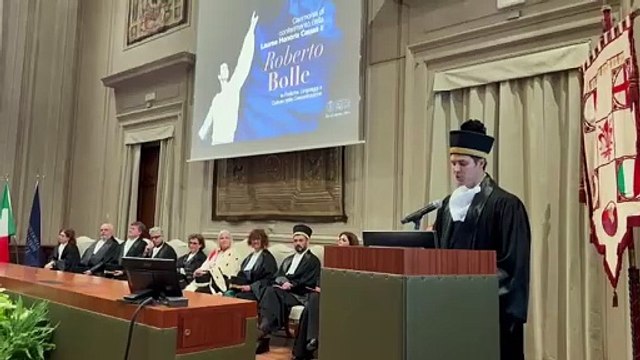Firenze, a Roberto Bolle la laurea honoris causa