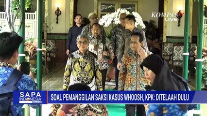 KPK Telusuri Dugaan Korupsi Proyek Whoosh, Kapan Pemanggilan Saksi Dilakukan? | SAPA MALAM