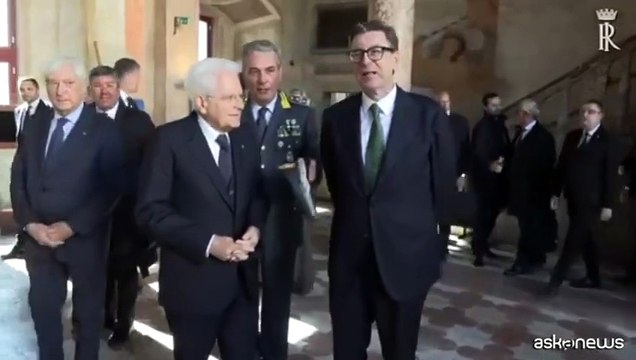 Mattarella a Trento per centenario Gruppo sportivo Fiamme Gialle