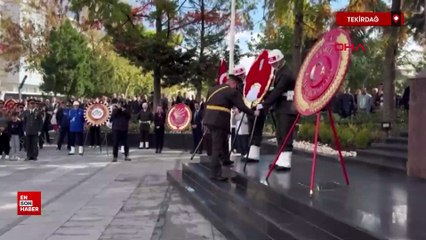 Tekirdağ'da Cumhuriyet Bayramı kutlamaları kapsamında komandoların silah sergisine yoğun ilgi