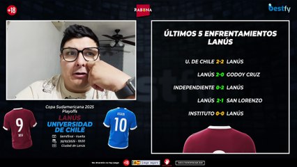 Tio Bets y las cuotas del Lanus vs Universidad de Chile