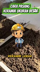 Cara Pasang Keramik Ukuran Besar Biar Rata Sempurna! 🔥 #RenovasiRumah