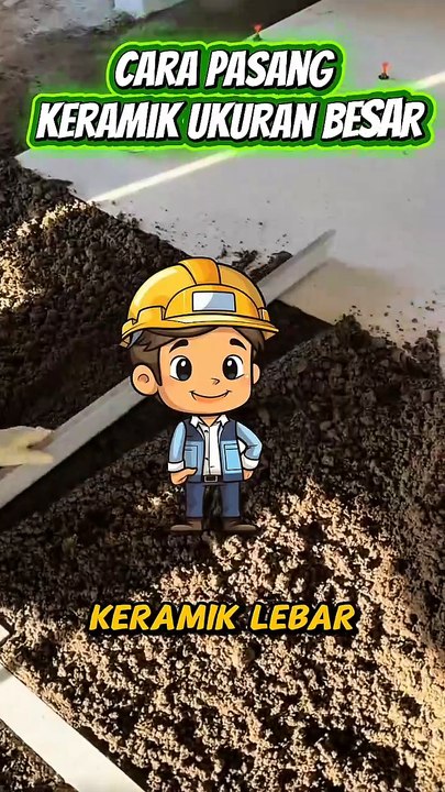 Cara Pasang Keramik Ukuran Besar Biar Rata Sempurna! 🔥 #RenovasiRumah