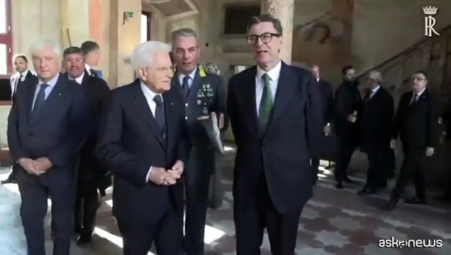 Mattarella a Trento per centenario Gruppo sportivo Fiamme Gialle