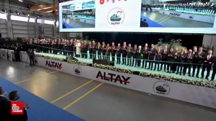 Yeni ALTAY Tankı dualar eşliğine envantere girdi