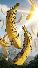 Humans Climbing Giant Bananas?! 😱 | Unreal World