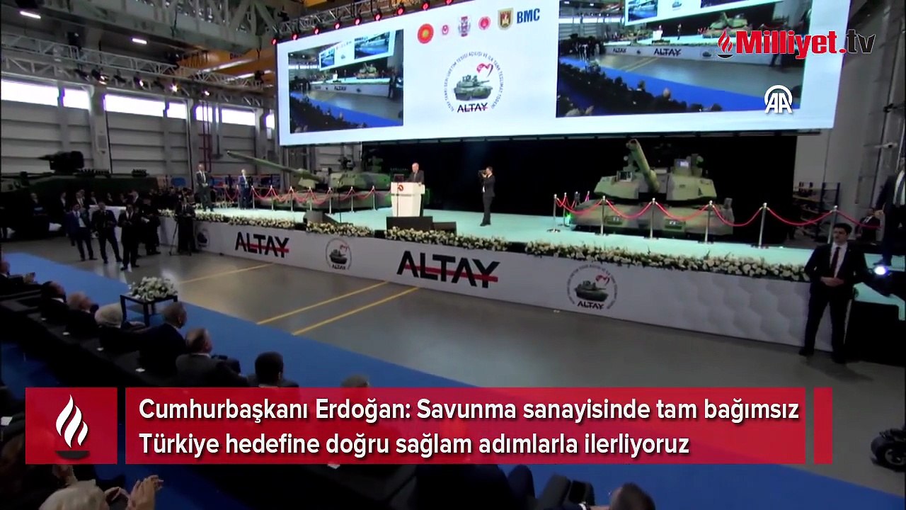 Cumhurbaşkanı Erdoğan: Savunma sanayiinde tam bağımsız Türkiye hedefine doğru ilerliyoruz