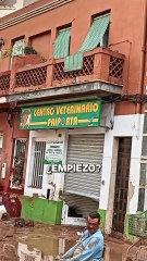 Así quedó la primera veterinaria de Paiporta por la dana