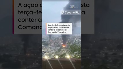 Alvos de operação no RJ usam drones para atacar policiais