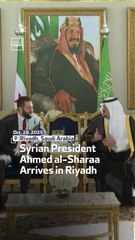 Syrian President Ahmed al-Sharaa Arrives in Riyadh