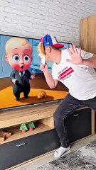 Baby Boss Funny Video 😅# Funny Video # BabyBoss# ComedyClips #FamilyFun #CuteBaby #LaughOutLoud