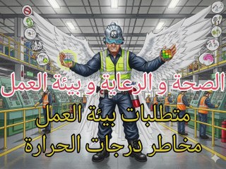 صحة و رعاية بيئة العمل، متطلبات بيئة العمل، مخاطر درجات الحرارة