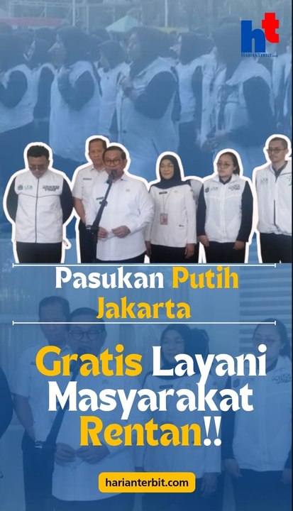 Pasukan Putih Jakarta, Gratis Layani Masyarakat Rentan!