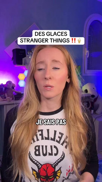 DES GLACES STRANGER THINGS ‼️