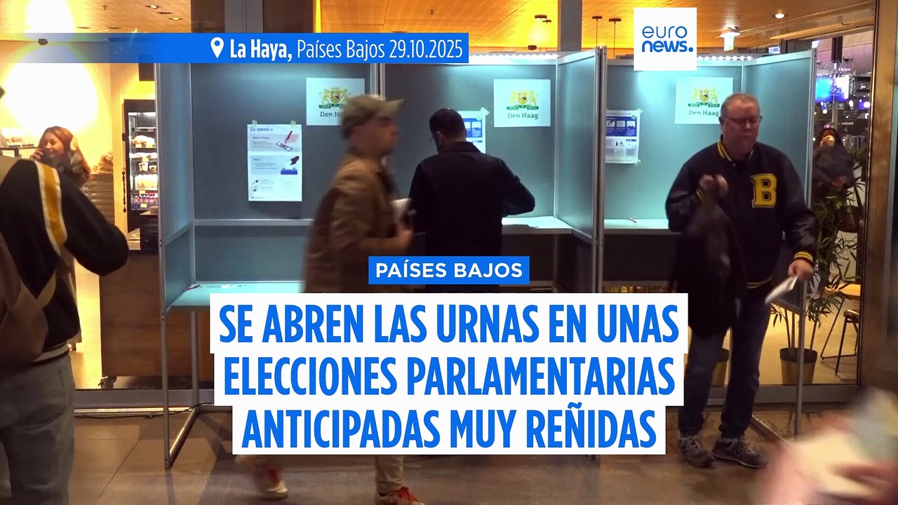 Se abren las urnas en Países Bajos en unas reñidas elecciones parlamentarias