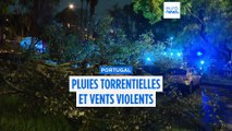 Vents violents et pluies torrentielles au Portugal : plus d'un millier d'incidents recensés