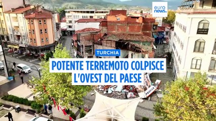 Turchia: terremoto di magnitudo 6.1 colpisce l'ovest del Paese, edifici crollati