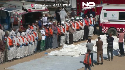 Dezenas de palestinianos sepultados em Gaza após Israel devolver corpos