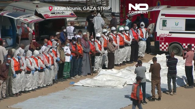 Dezenas de palestinianos sepultados em Gaza após Israel devolver corpos