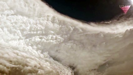 La Fuerza Aérea de EE. UU. muestra el interior del huracán Melissa