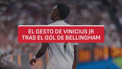Lo que no se vio de Vinicius en el Clásico tras el gol de Bellingham y está dando que hablar