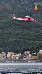 I vigili del fuoco si addestrano a Lecco: il video