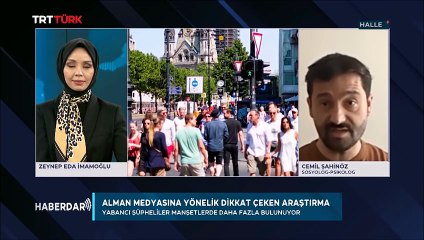 Medya´da suc haberlerinde göcmenler (TRT Türk, Haberdar 20.10.2025)