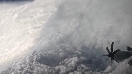 Storm hunters capture footage from inside the eye of Hurricane Melissa
