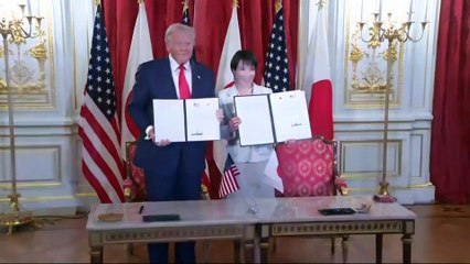 Trump congratulates Japan's Takaichi as 1st female PM, says she'll be "great"